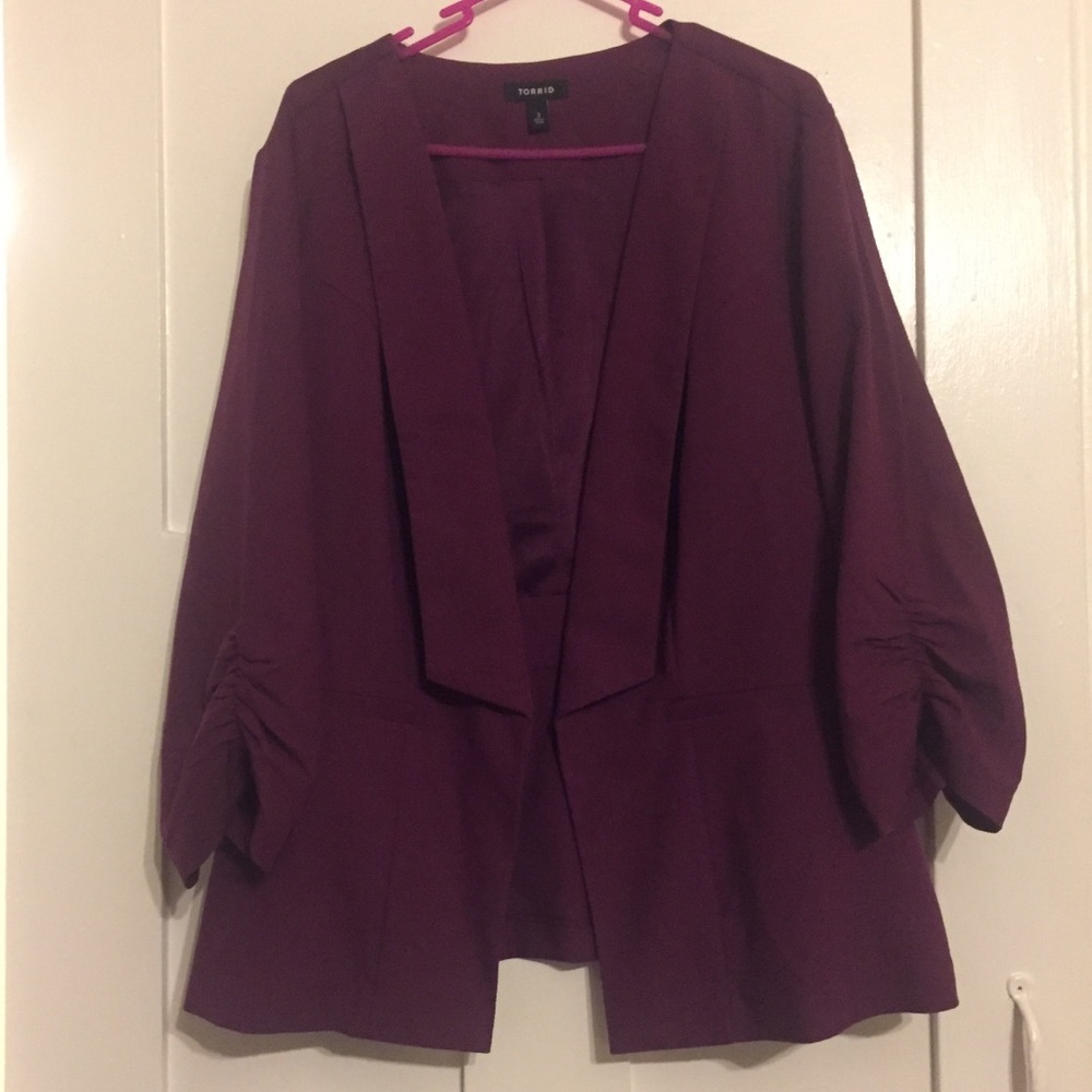 Torrid Blazer - Plum - 3